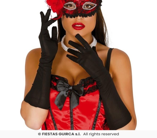 [107845299] Black Gloves 45 cm