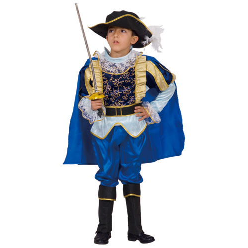 Blue Nobel Knight Costume Boys Child