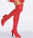 Boot Tops - Red Thigh High