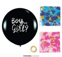 Boy Or Girl Balloon With Confetti Gender Reveal