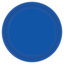 Bright Royal Blue Value Paper Round Plates, 9"