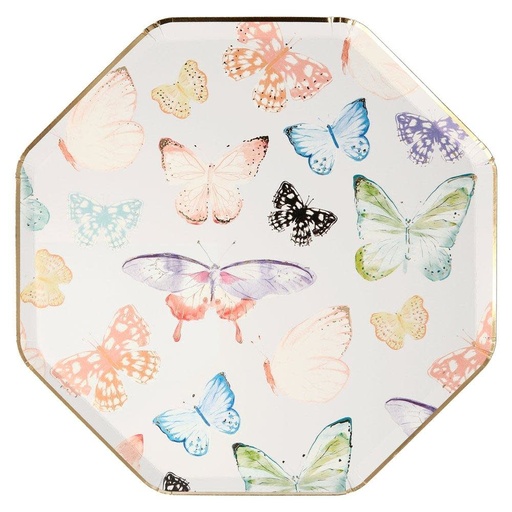 [65198987] Butterfly Dinner Plates
