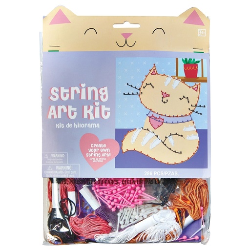 [98327613] Cat String Art Kit Arts & Crafts
