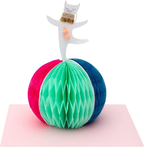 [86502641] Circus Cat Stand-Up Card Circus