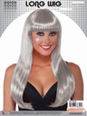 Color Line-Long Wig W/ Tinsel-