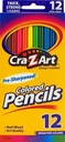CraZart 12 x Coloured Pencils Arts & Crafts