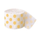 Crepe Streamer 30 ft - Dots