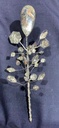 Crystal Twig on Silver Stem