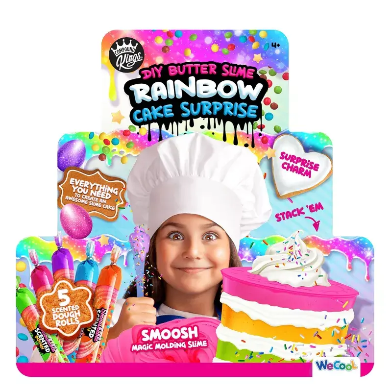 DIY Butter Rainbow Cake  Surprise Arts & Crafts