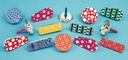 Delux Metal Noise Makers 10/pk Blowouts & Noisemakers
