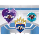 Descendants 2-Honeycomb Decorations