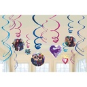 Descendants 2-Swirl Decorations