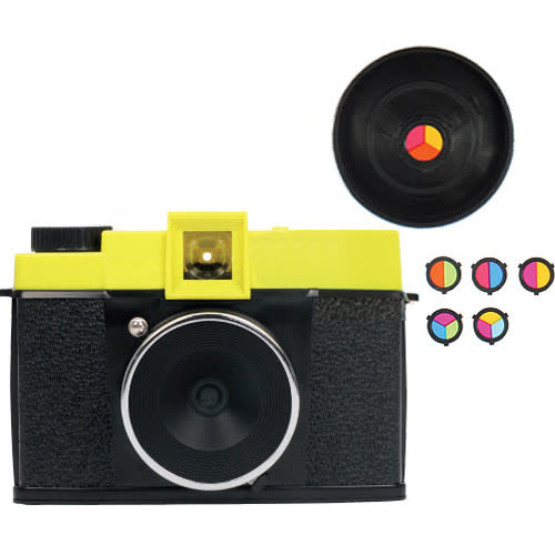 [68593827] Diana Camera With 3 Lenses & 9 Assorted Films-Multi Pinhole Operator Photography