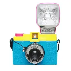 [68557663] Diana F+ Camera With 4 Lenses & 8 Assorted Films-CYMK Photography