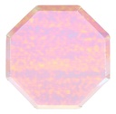Dinner Plates (10.25x10.25) Inches 8/pk-Iridescent