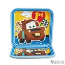 Disney Cars 1st Birthday-7 Inch Plates