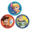 Disney/Pixar Toy Story 4 Assorted Round Plates, 7 Inch