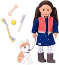 Doll W/ Pet Dog-Leslie Doll Accessories