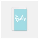 Enclosure Card - Blue Baby Cursive.