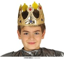 FABRIC CHILD KING CROWN GOLDEN