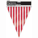 Flag Banner (12ft) - Stripe Red