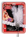 Flapper Headband&White Feathers