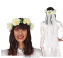 Flowers Veil Tiara