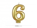 Metallic Candle 8Cm-No 6