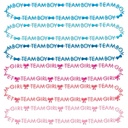 Gender Reveal Team Boy/Team Girl Bead Necklaces Gender Reveal