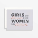 Girls with Dreams A2 Single Card