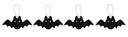 Glitter Bat Ornaments Halloween