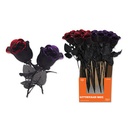 Glittered Black Roses