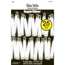  Stick Mega Pack 4 Inch 25/pk-White Glow Party Accessories
