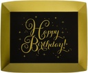 Gold Birthday Large Trays Coolers & Serving Plates