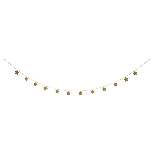 [97453485] Gold Knitted Star Garland