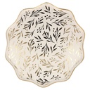Gold Leaf Dinner Plates