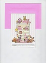 Greeting Card - Congratulations Baby Girl/Dresser with Soft-Toys
