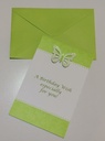 Greeting Card-Honeydew Butterfly Birthday Butterfly