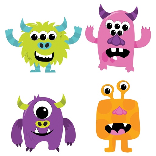 [98327609] Halloween Create Your Own Monster Craft Kit Arts & Crafts
