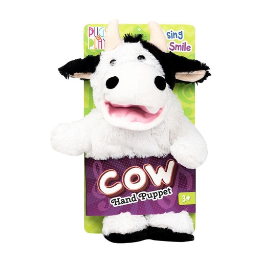 [109960413] Hand Puppet 14 Inch-Cow Plush