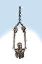 Hanging Skeleton Torso & Chains Halloween