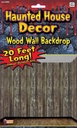 Haunted House Rotted Wood Wall Halloween