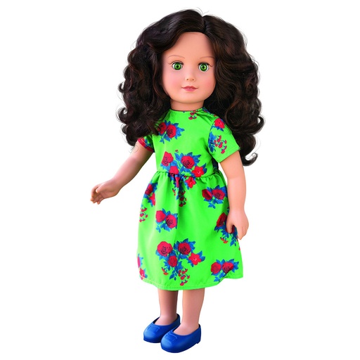 [85518593] Hayati Girl Doll 18 inch-Jeedah Green Dress Doll Accessories