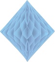 Honeycomb Tissue Diamond - Light Blue