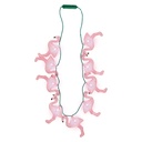 Jumbo Light Up Flamingo Necklace Hawaiian/Tropical