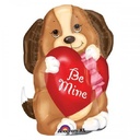 Junior Shape Foil Balloon 18In + Adorable Puppy Love