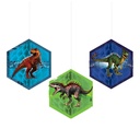 Jurassic World Honeycomb Decorations