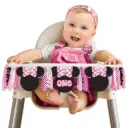 Minnie Mouse Forever Deluxe High Chair Decoration First Birthday Girl