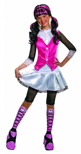 [RL-884901CS] Monster High Girls Costume-Draculaura