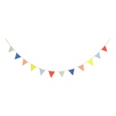 Multicolor Knitted Flag Garland